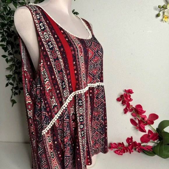 β₯οΈ Mauve Boho Top β₯οΈ - Picture 2 of 8